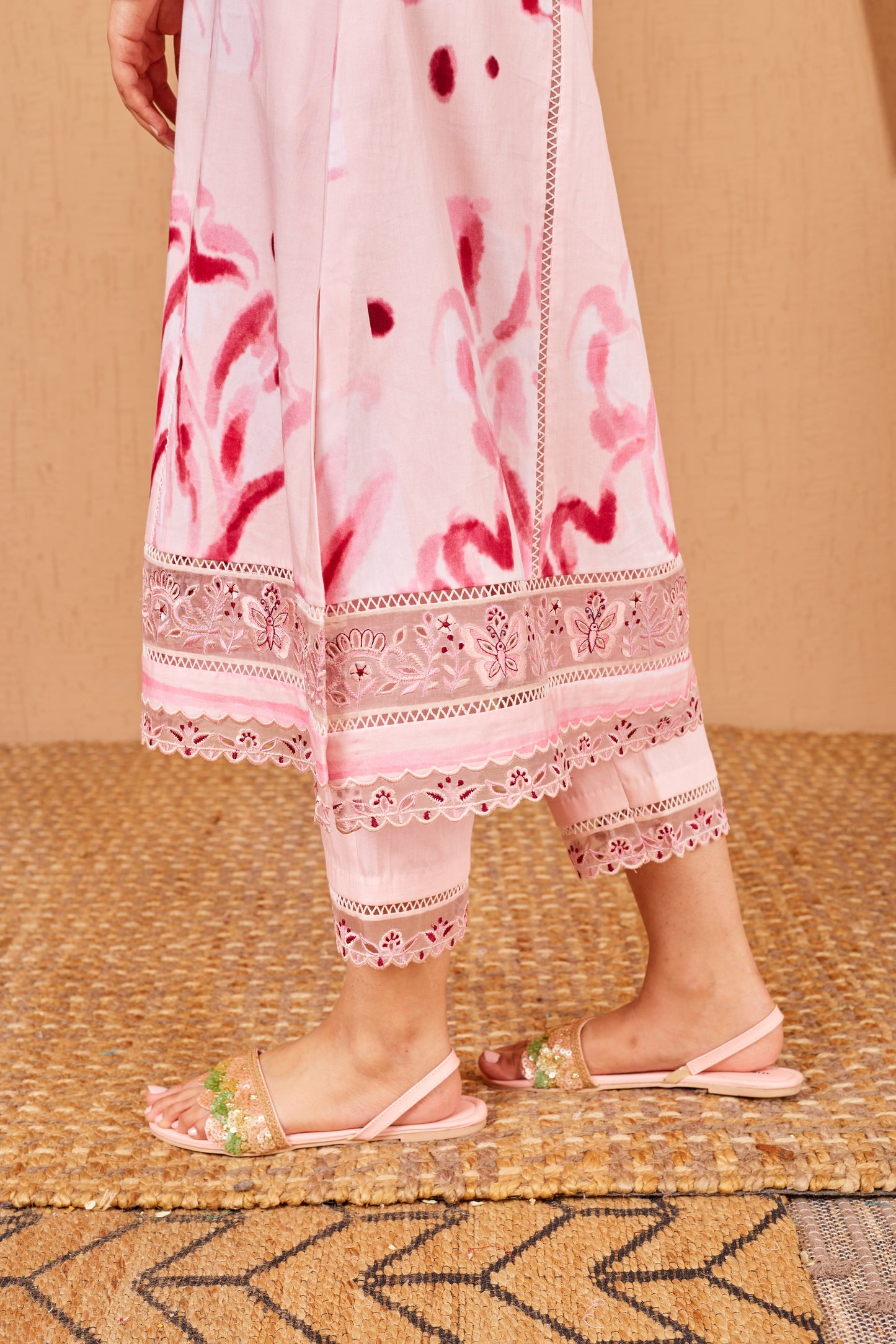 Rosella A-Line Sleeveless Kurta Set