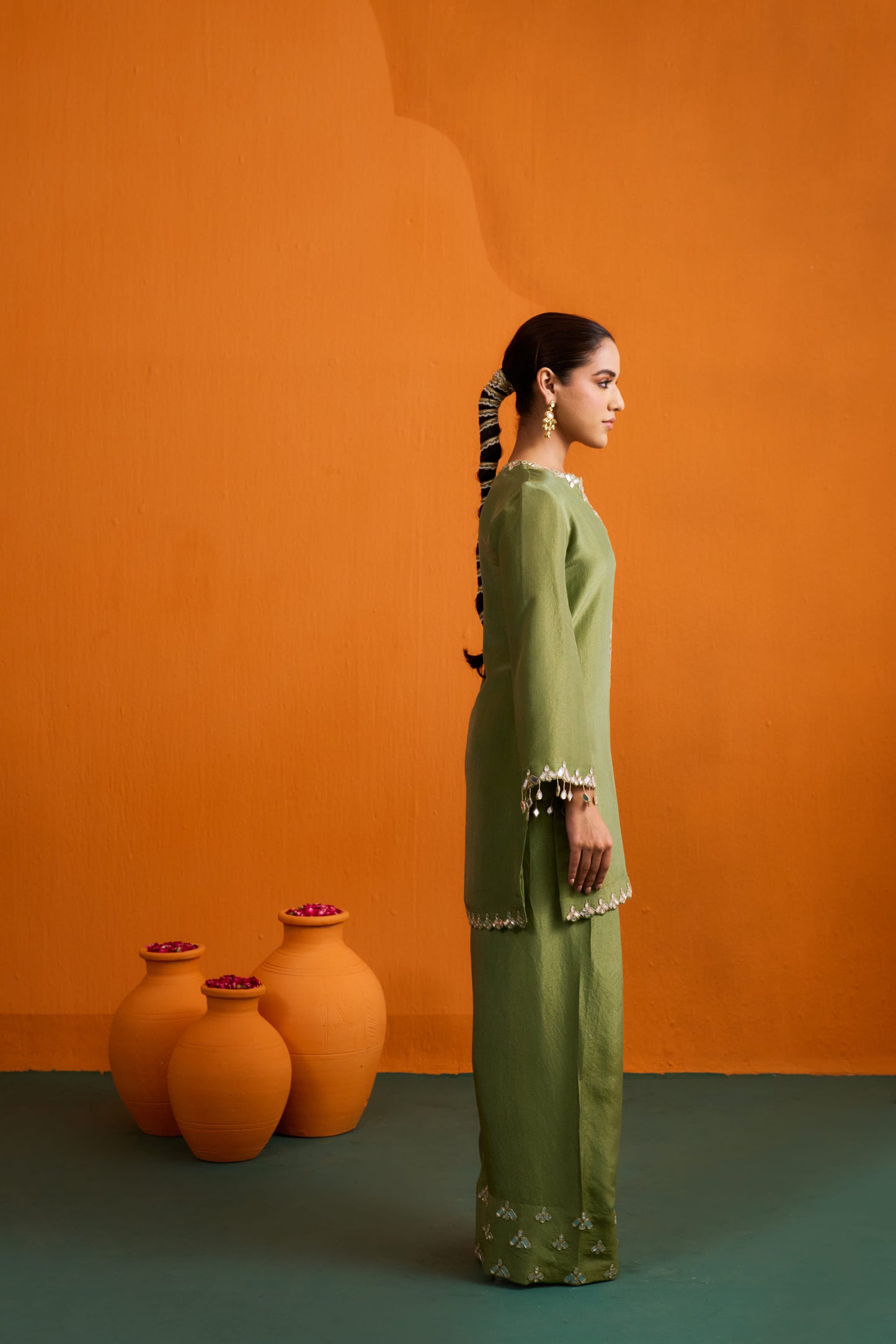 Ditya Kurta Set with Farshi Salwar
