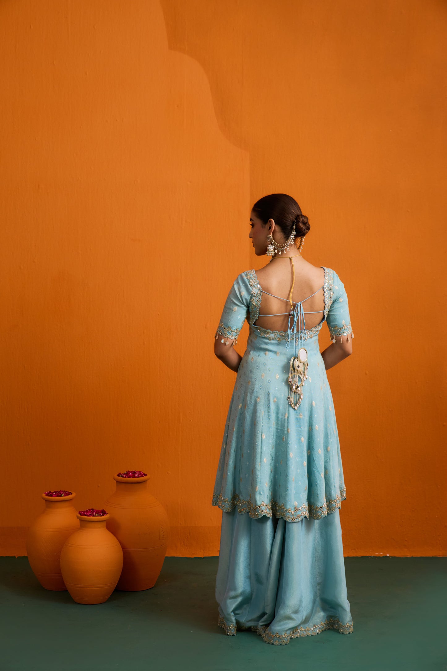 Naira Flared Kurta Set with Sharara