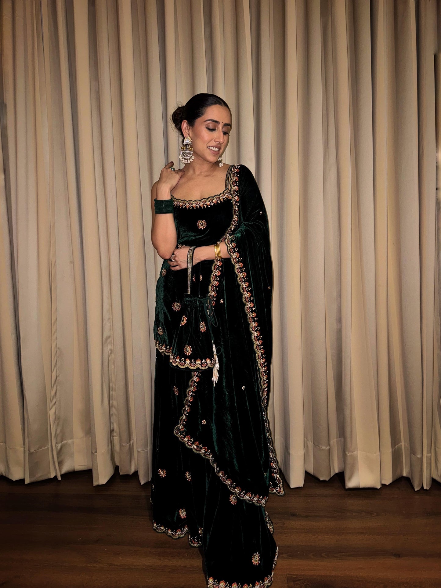 Upasana Ghai in Razia Gharara Set