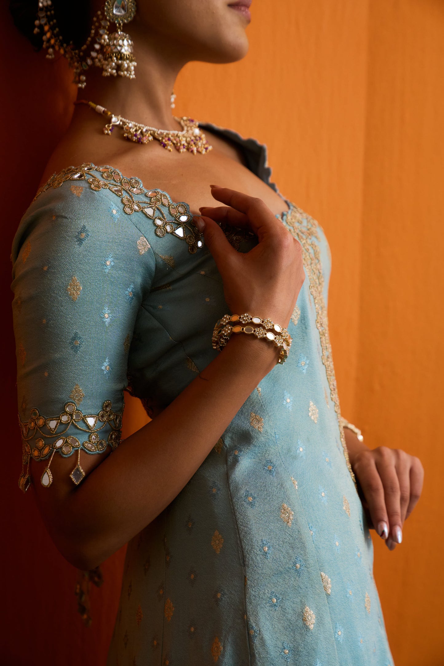 Naira Flared Kurta Set with Sharara