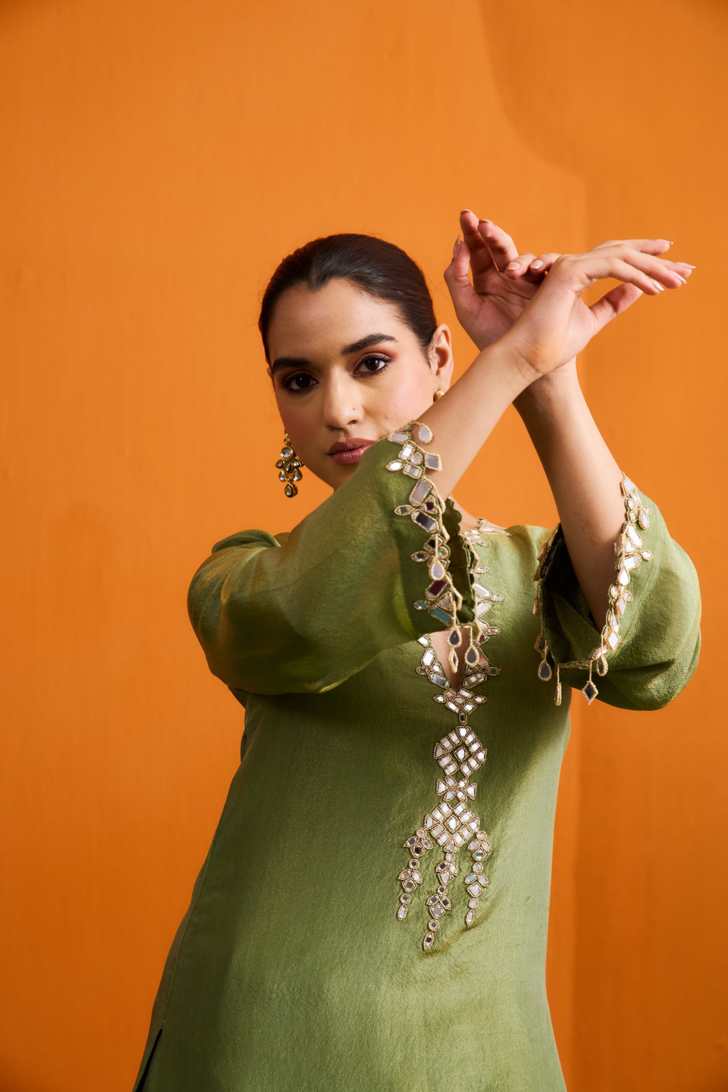 Ditya Kurta Set with Farshi Salwar