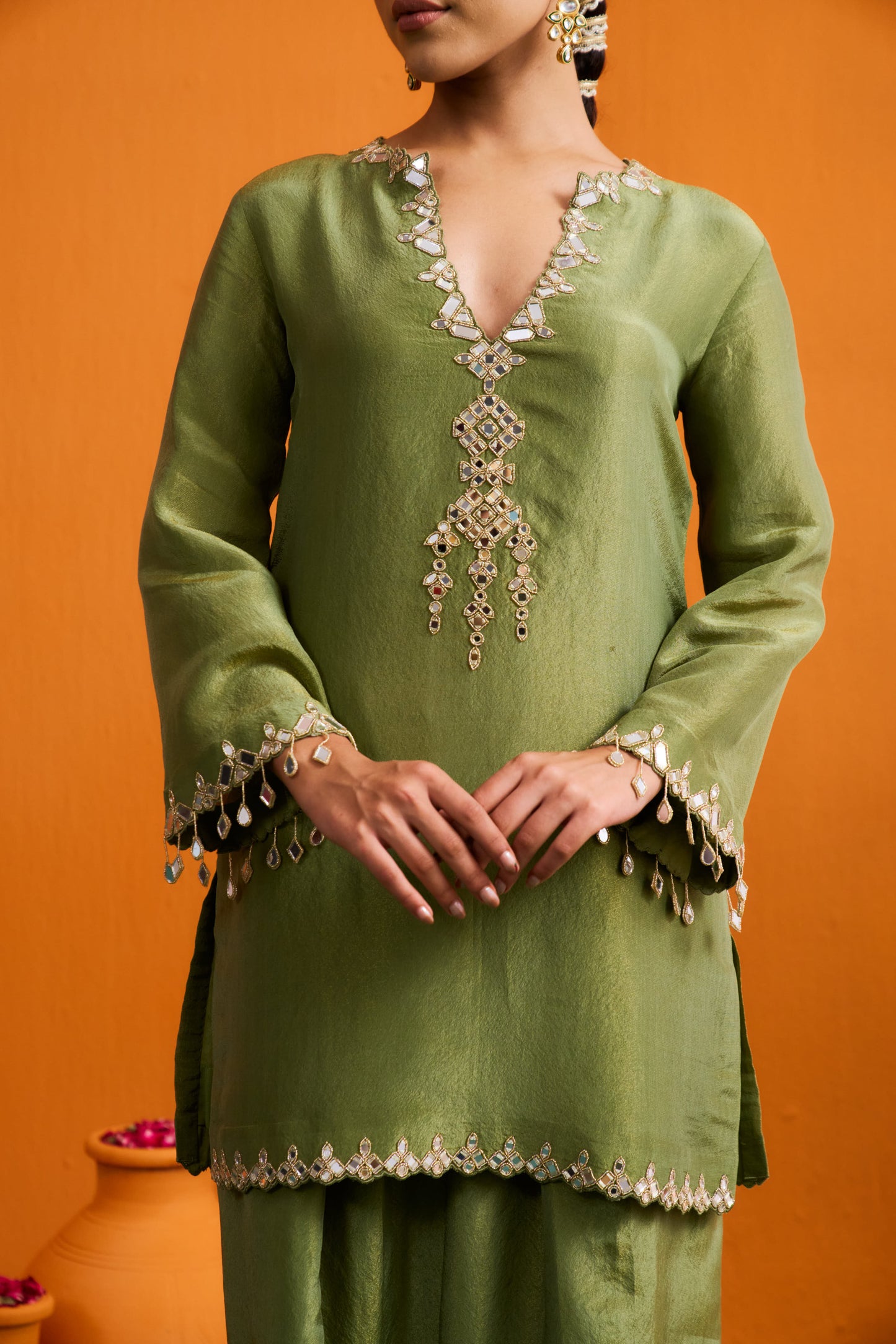Ditya Kurta Set with Farshi Salwar