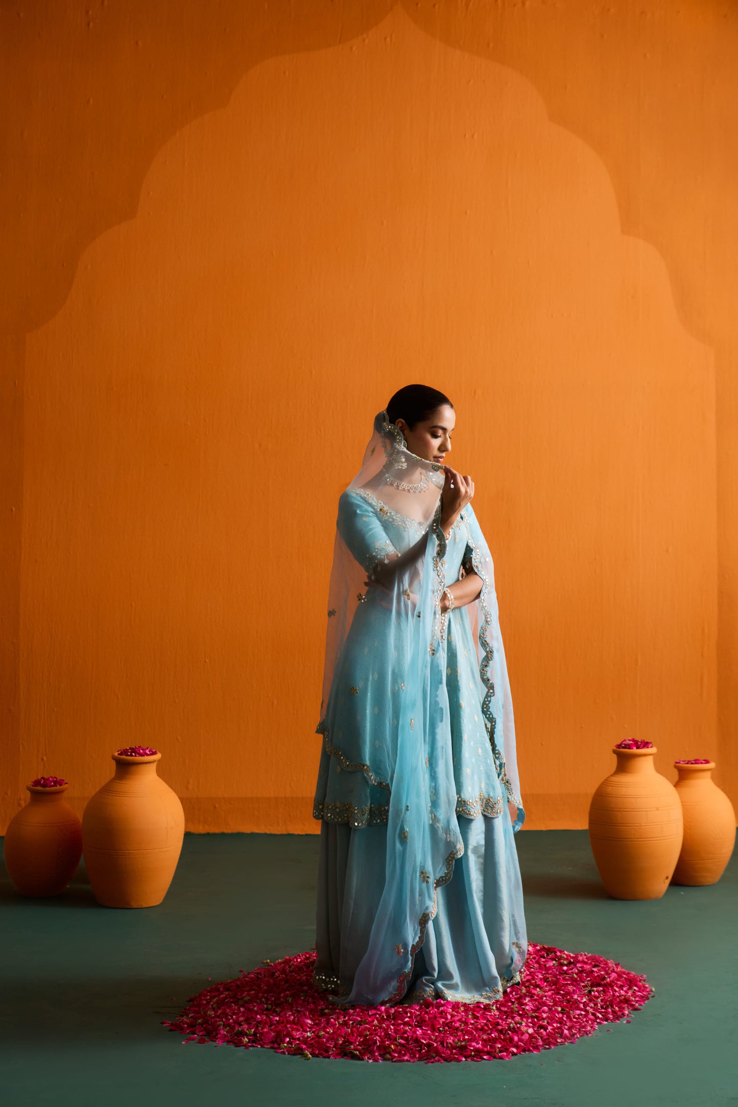 Naira Flared Kurta Set with Sharara