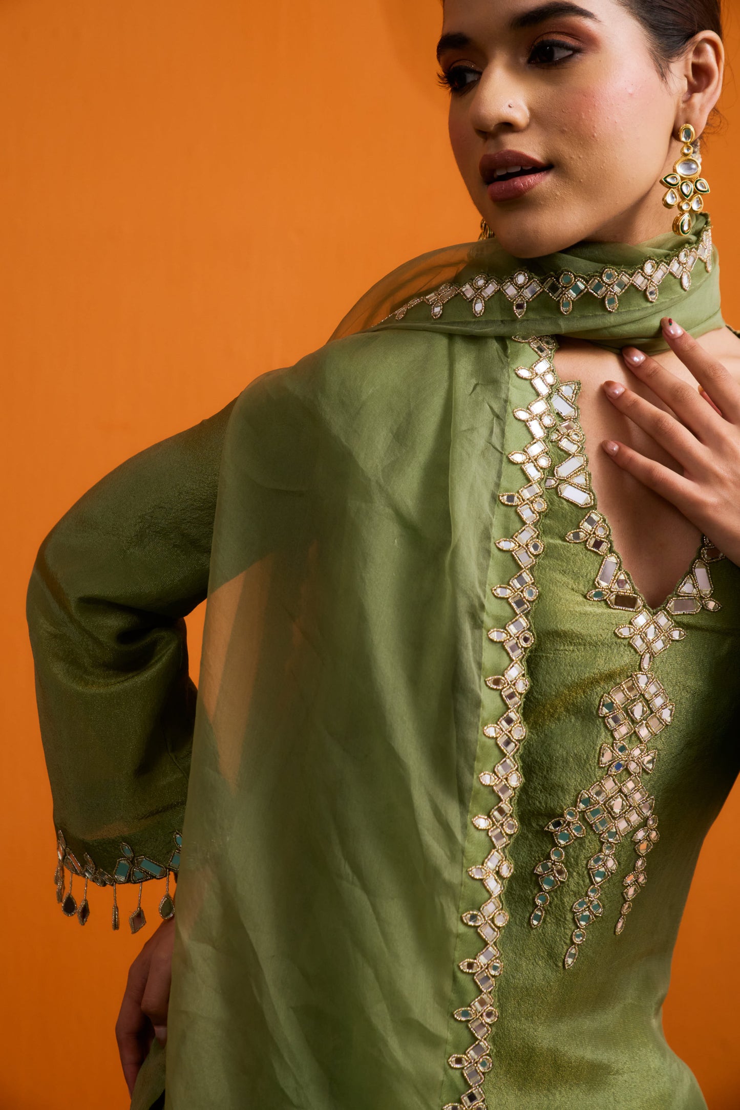 Ditya Kurta Set with Farshi Salwar