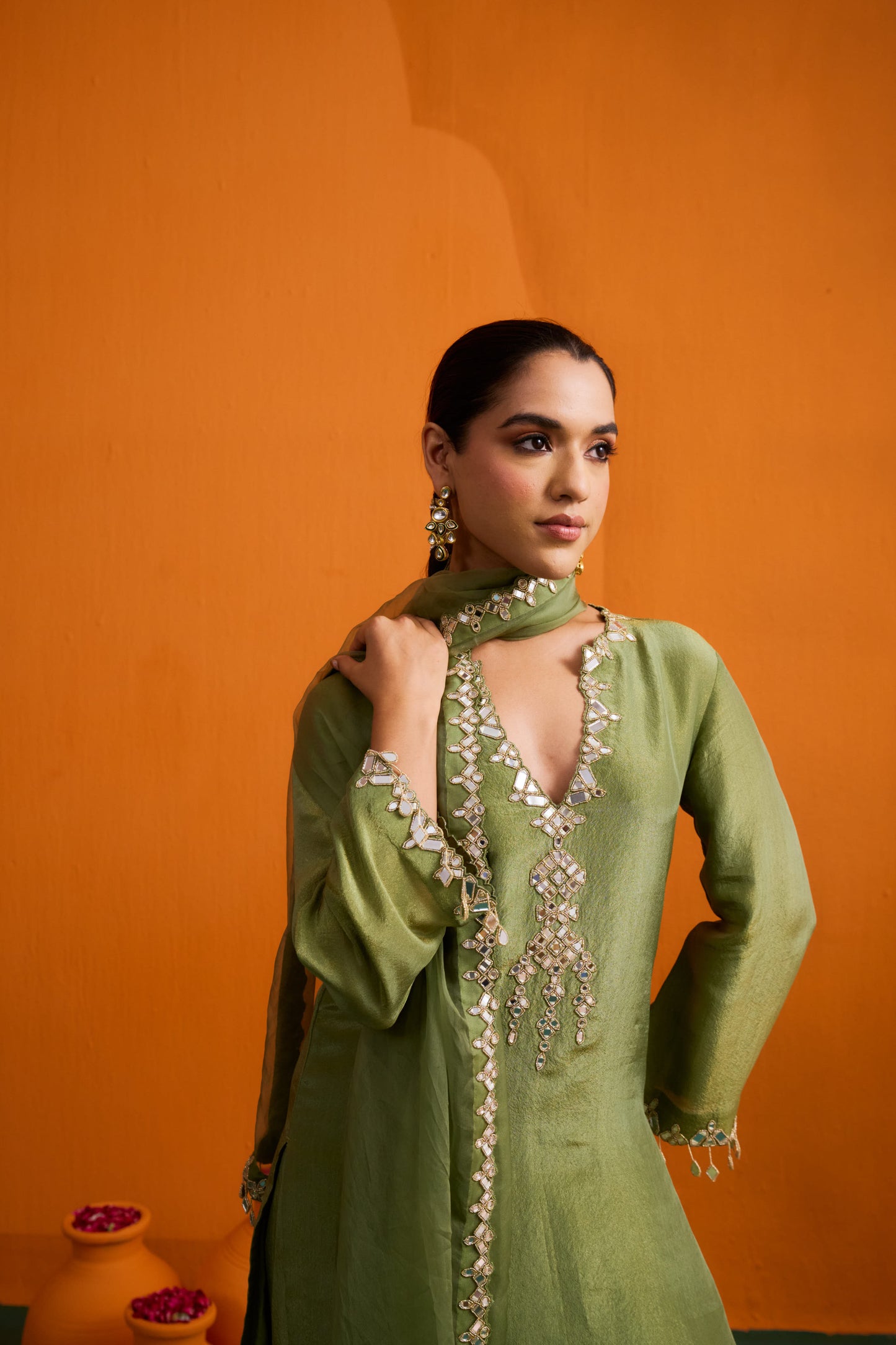 Ditya Kurta Set with Farshi Salwar