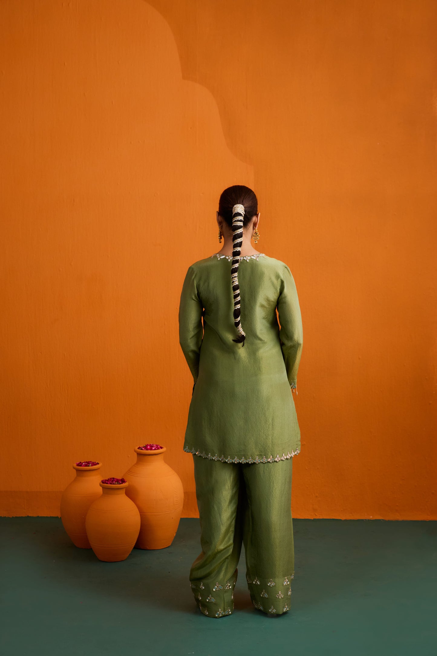 Ditya Kurta Set with Farshi Salwar