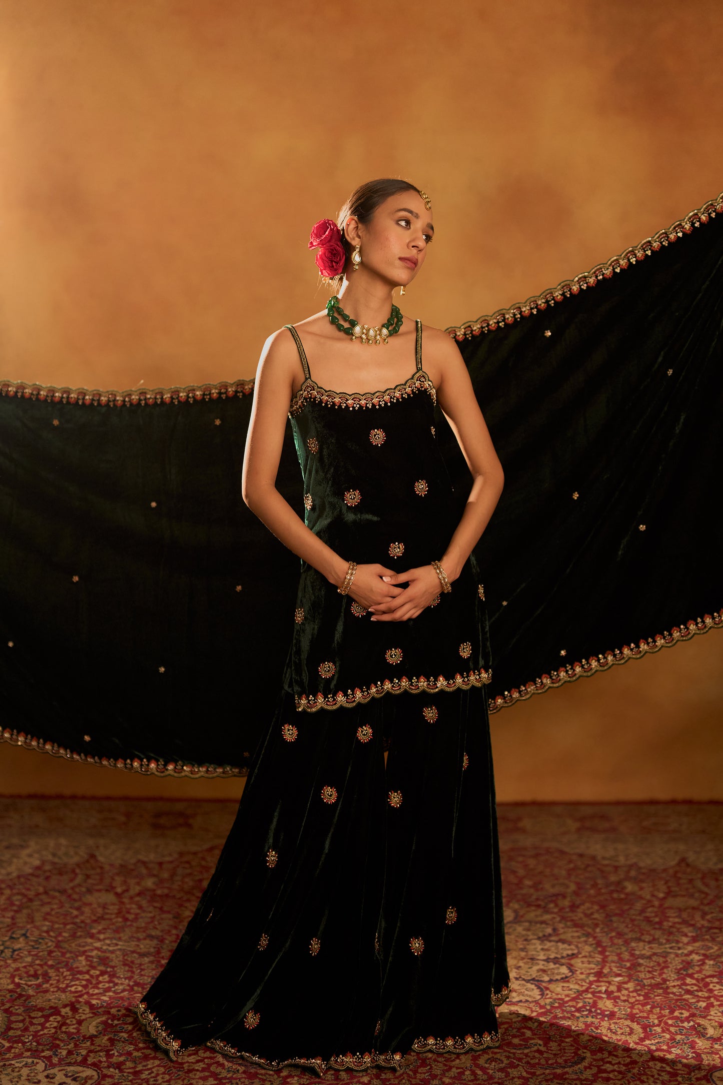 Upasana Ghai in Razia Gharara Set