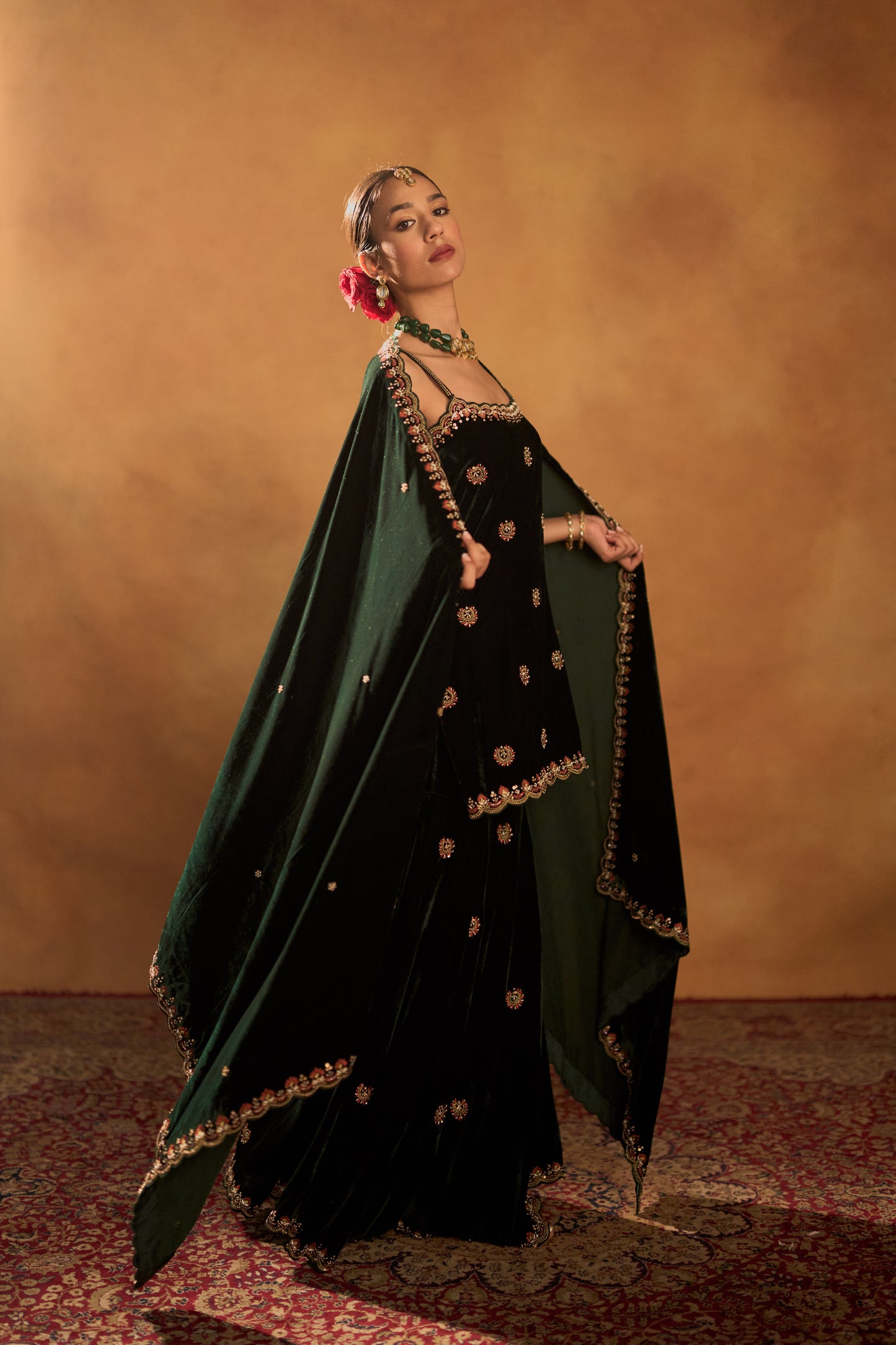Upasana Ghai in Razia Gharara Set