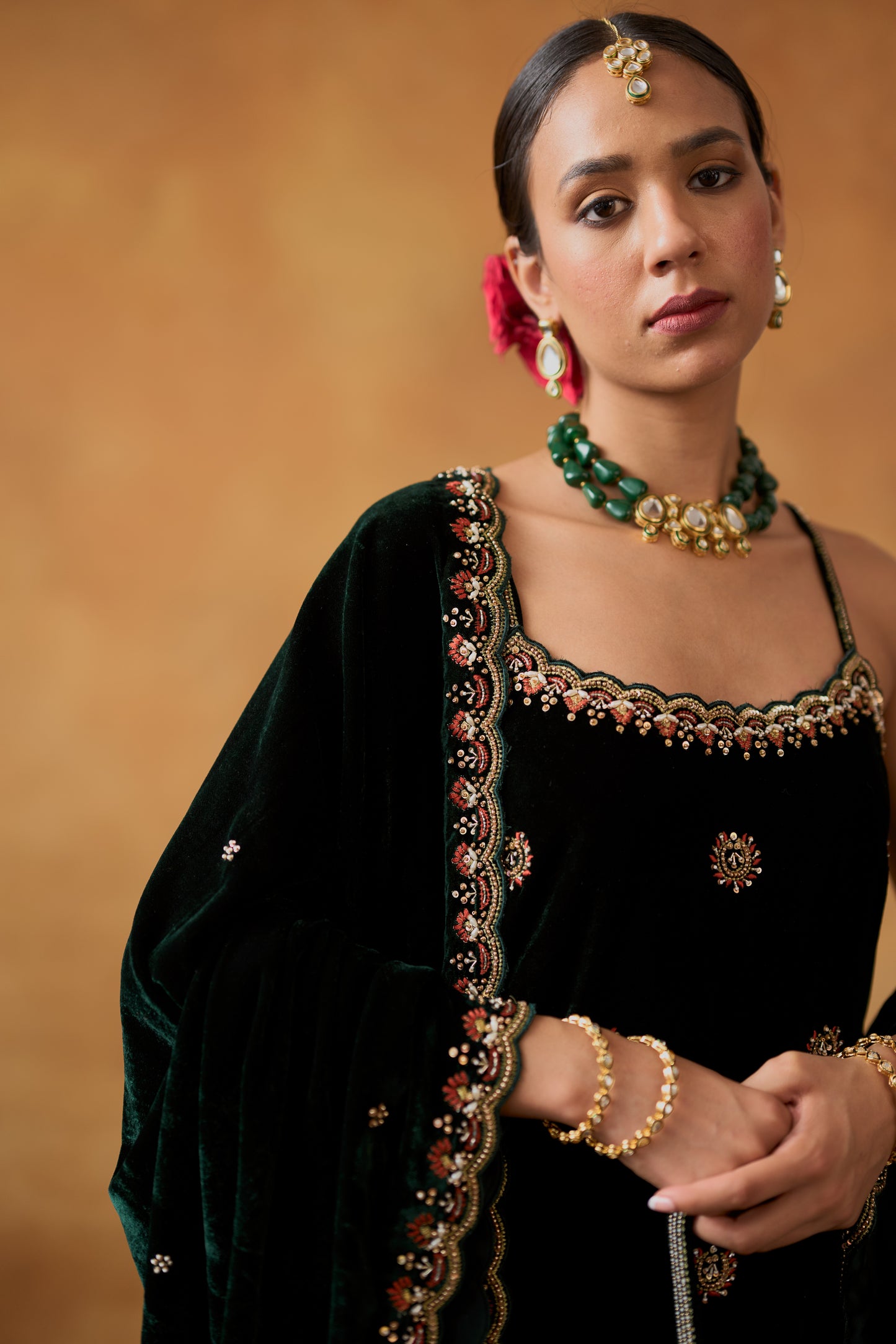 Upasana Ghai in Razia Gharara Set