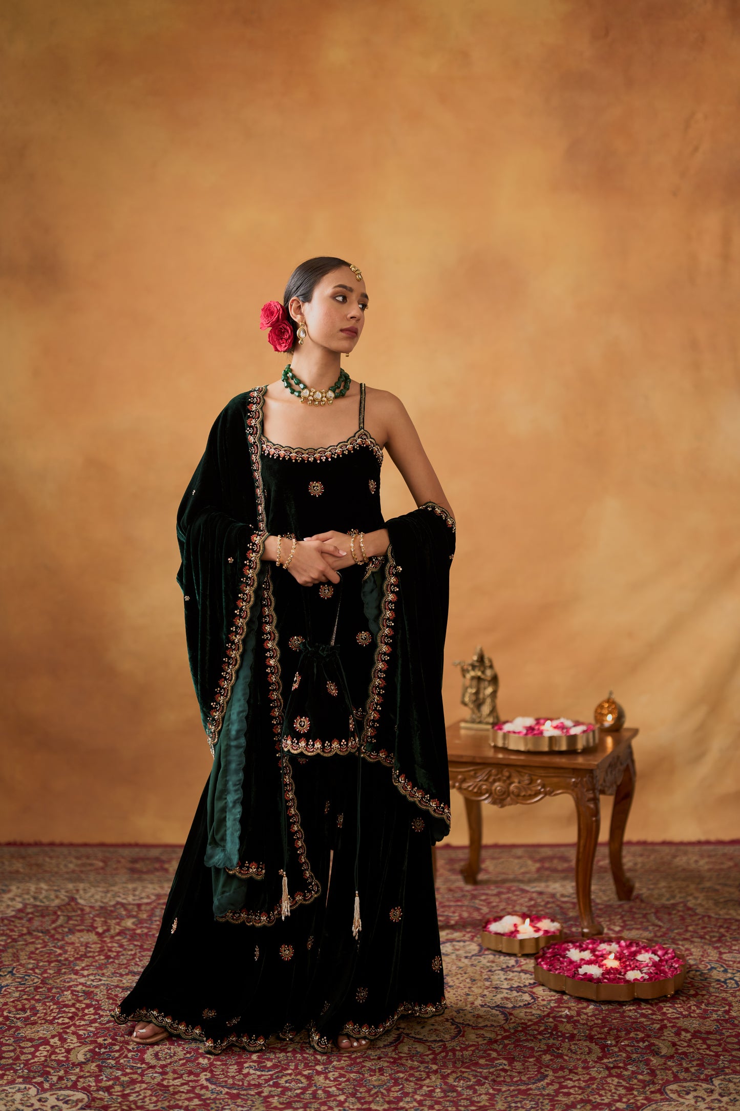 Upasana Ghai in Razia Gharara Set