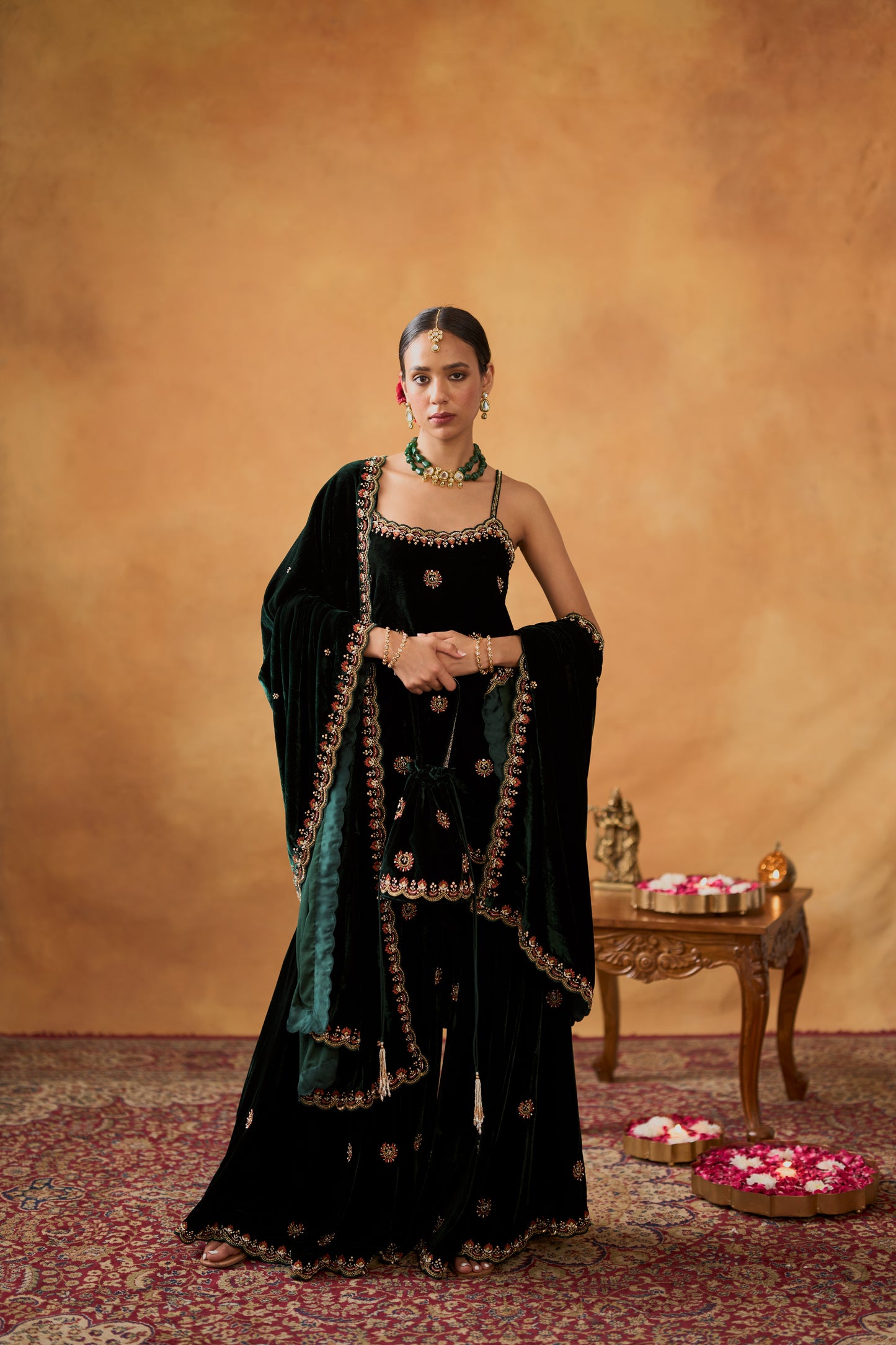 Upasana Ghai in Razia Gharara Set