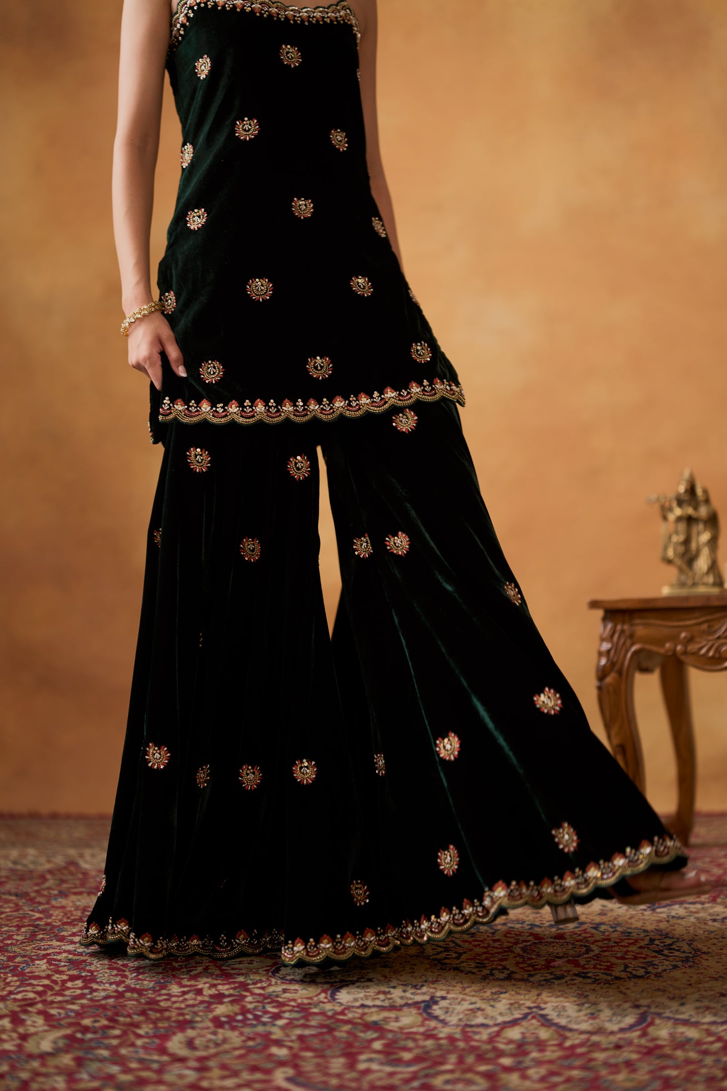 Upasana Ghai in Razia Gharara Set
