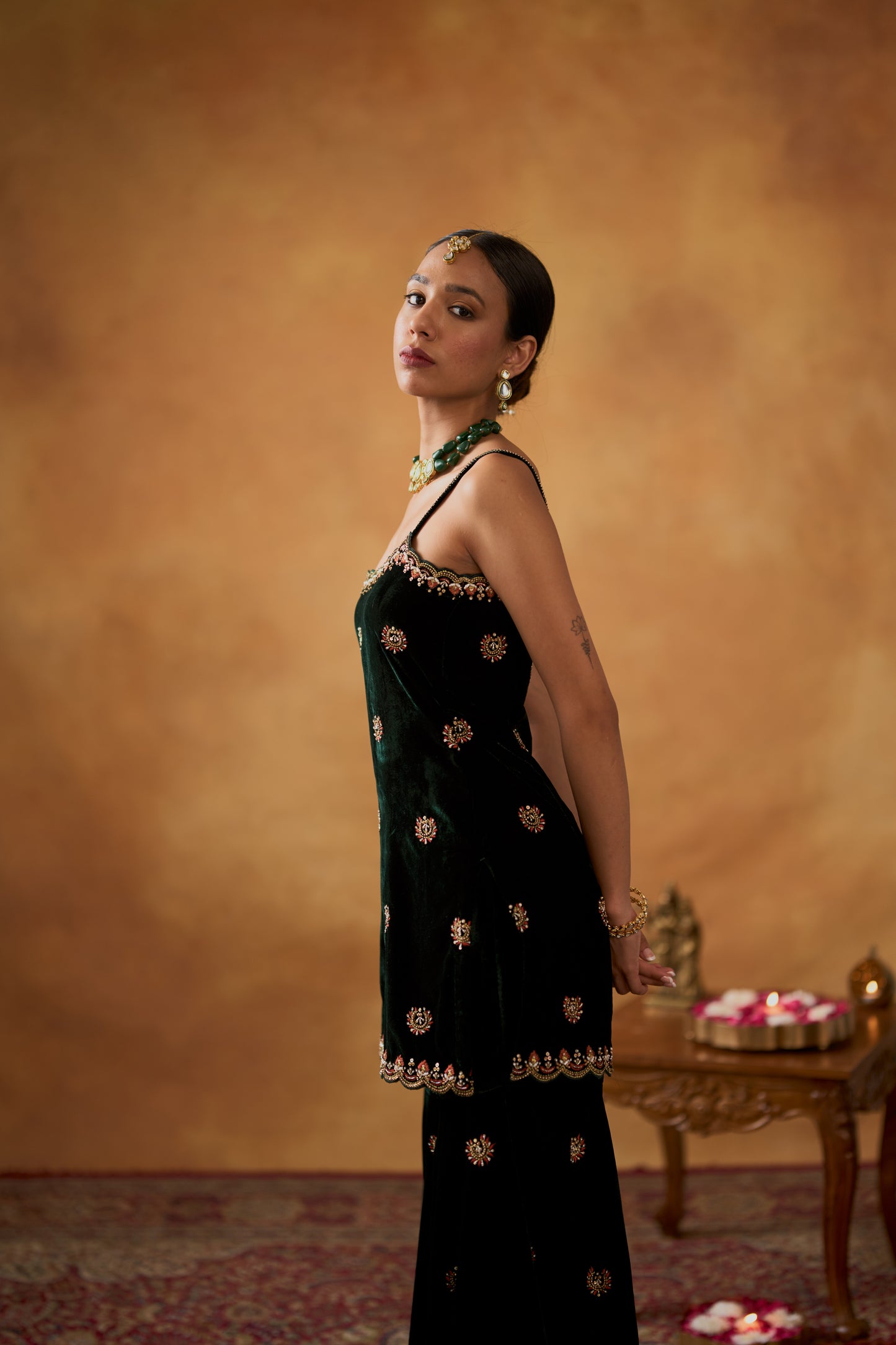 Upasana Ghai in Razia Gharara Set
