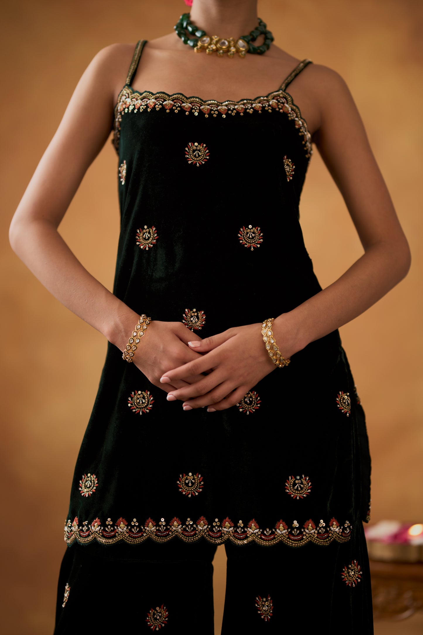 Upasana Ghai in Razia Gharara Set