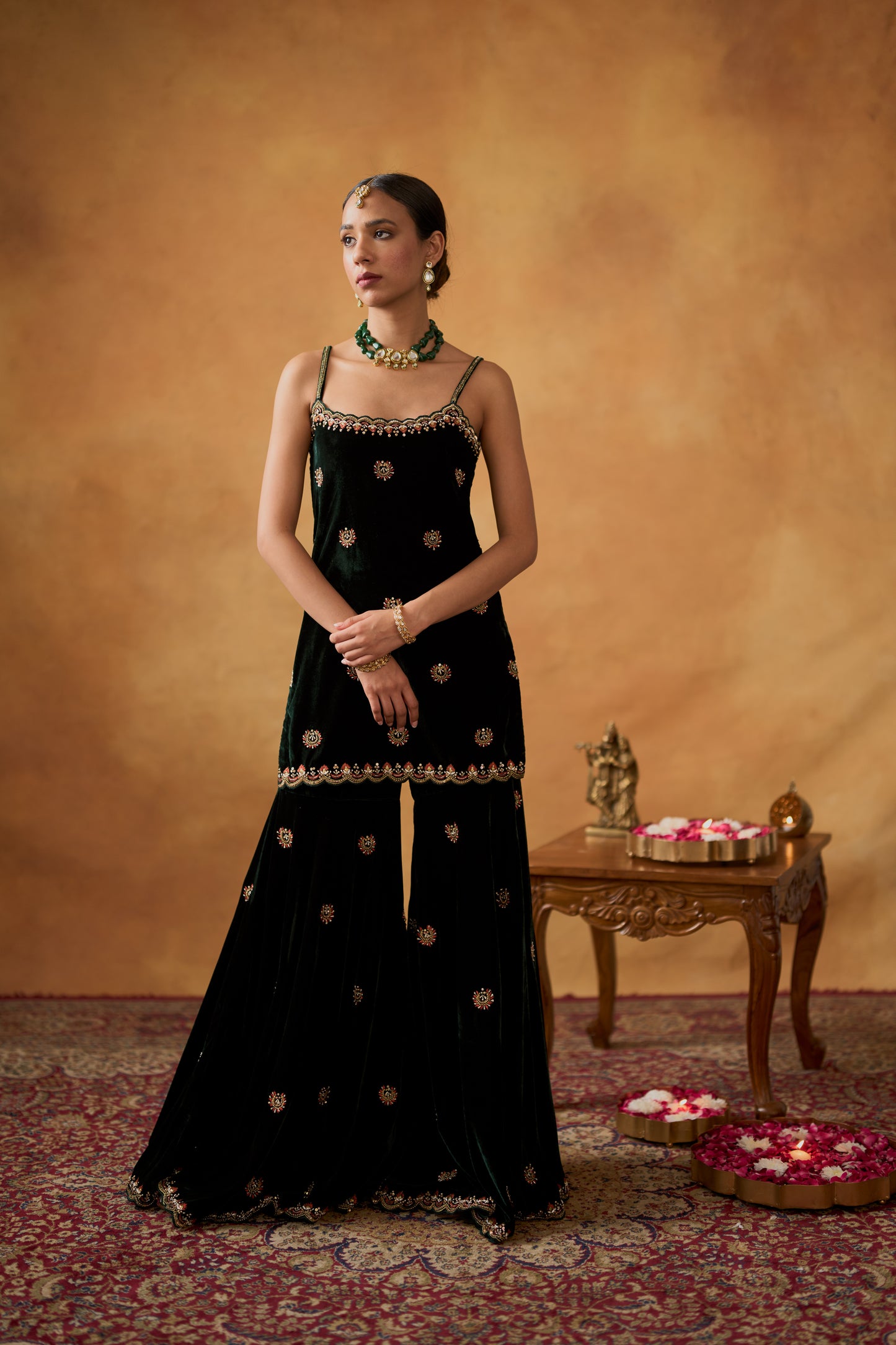 Upasana Ghai in Razia Gharara Set