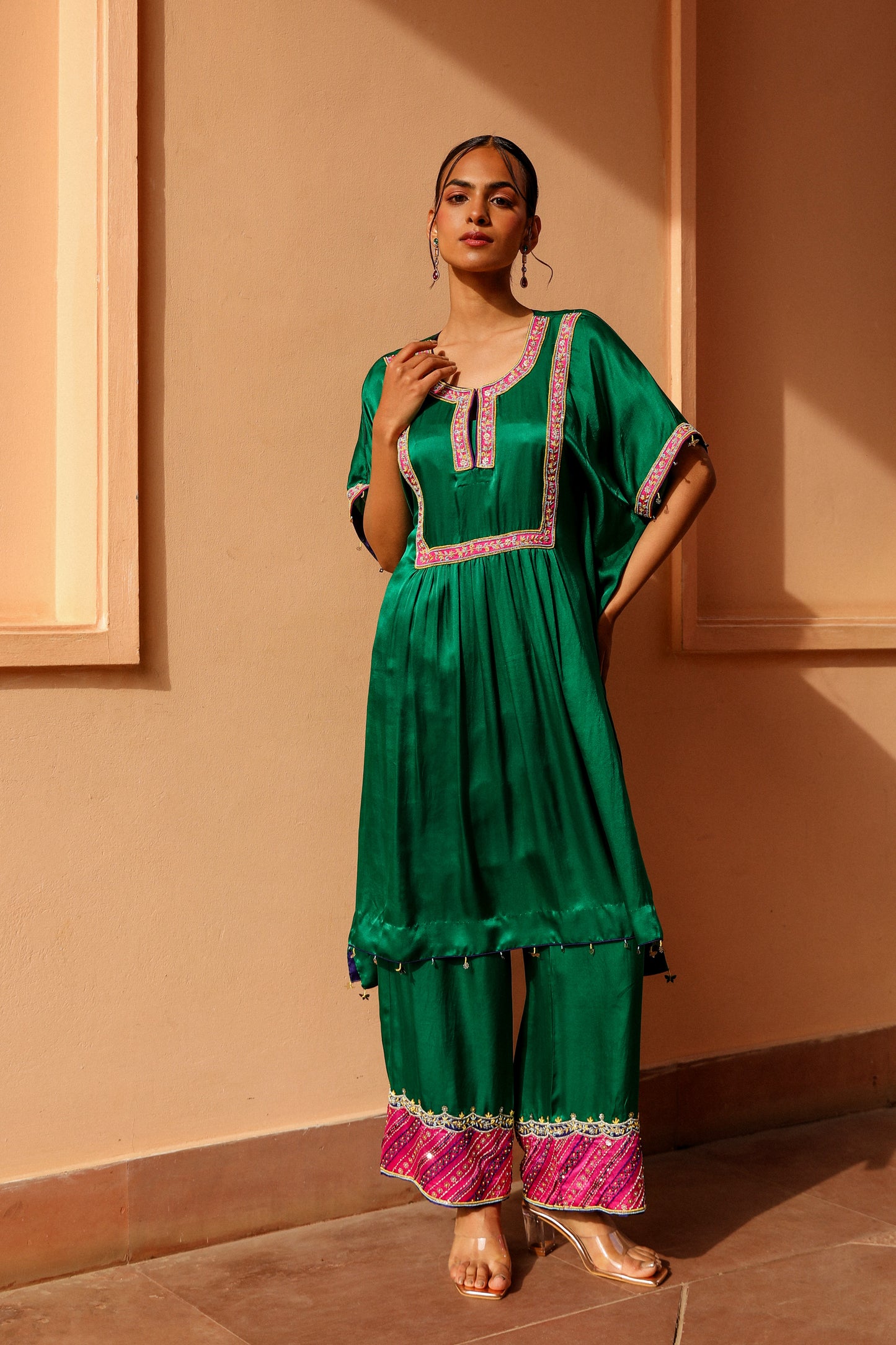 Emerald Kaftan Set