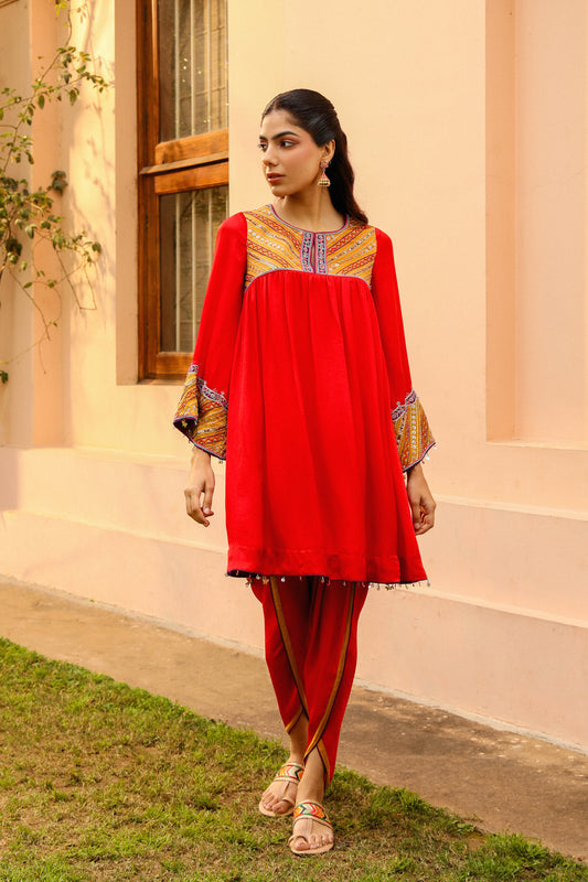 Scarlet Kurta Set