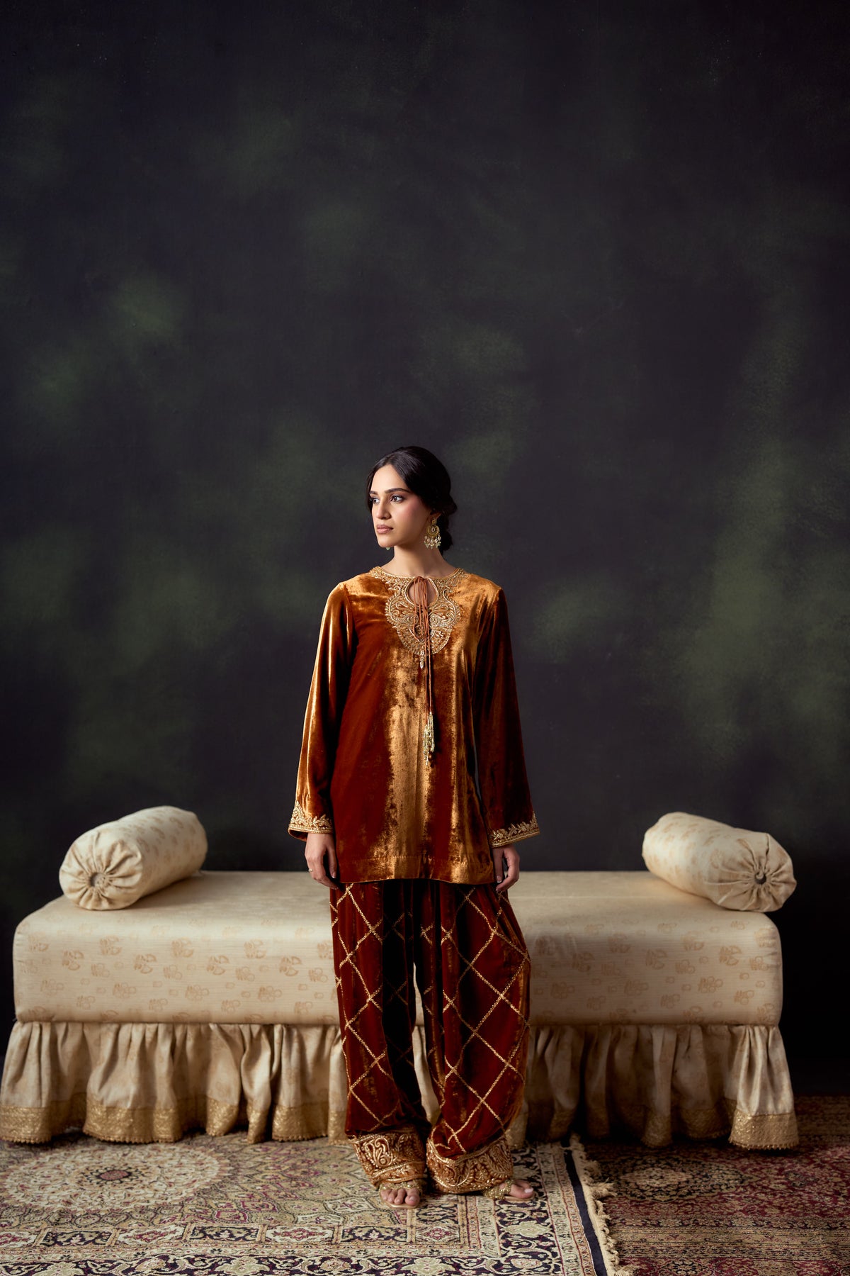 Aarzoo Kurta Set with Farshi Salwar