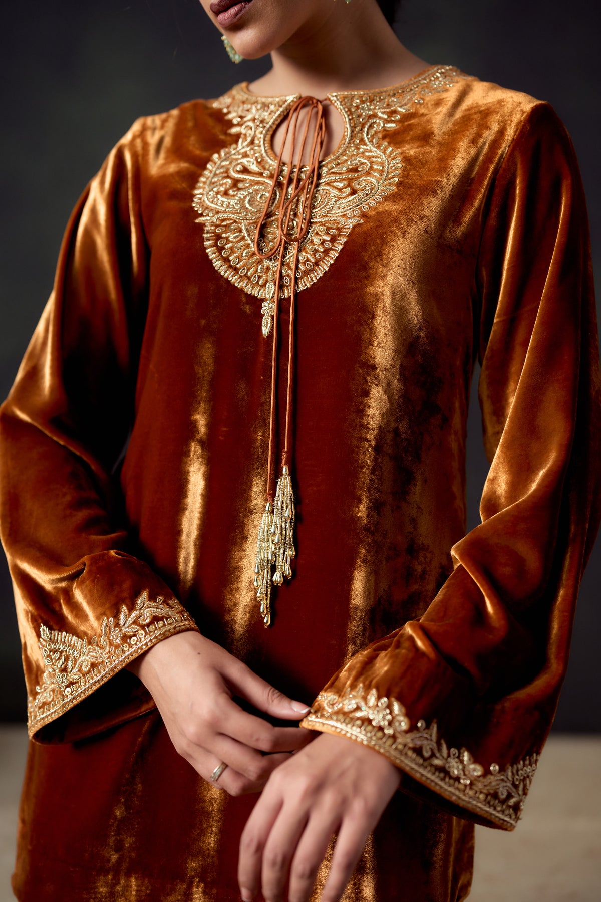 Aarzoo Kurta Set with Farshi Salwar