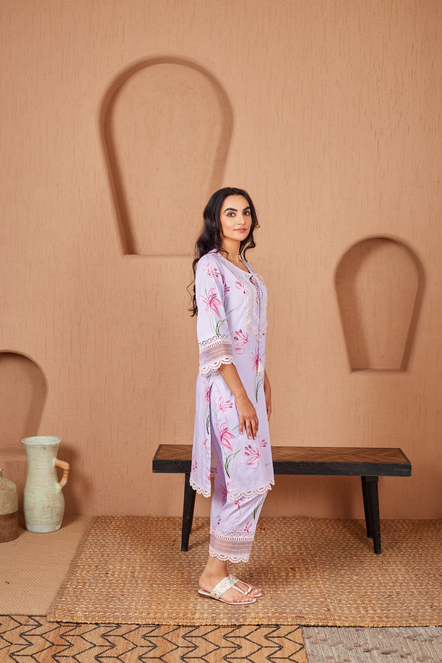 Finch Lace Kurta Set