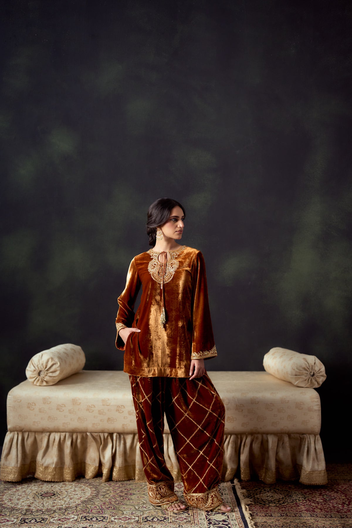 Aarzoo Kurta Set with Farshi Salwar