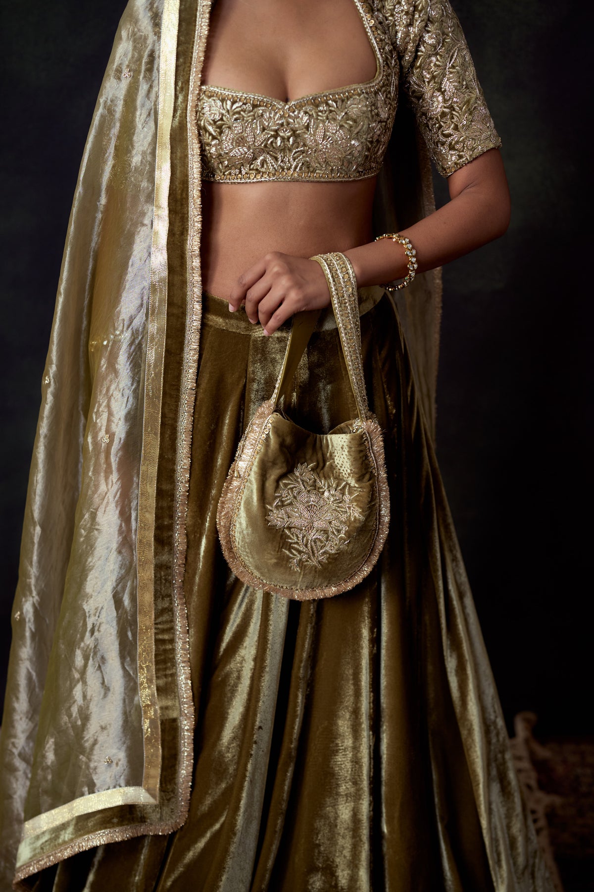 Qurbat Lehenga