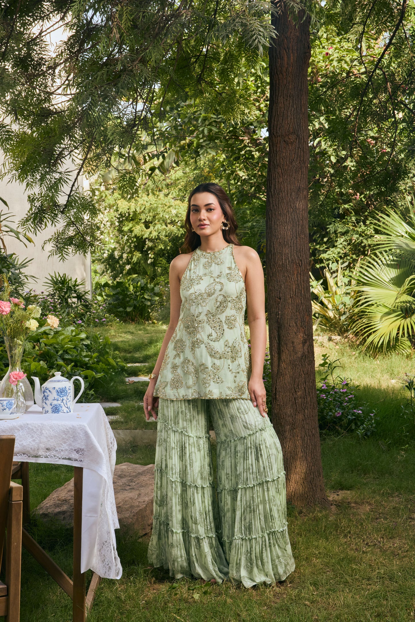 Camellia Gharara Set