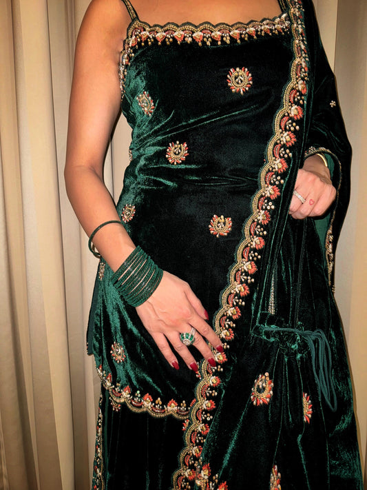 Upasana Ghai in Razia Gharara Set