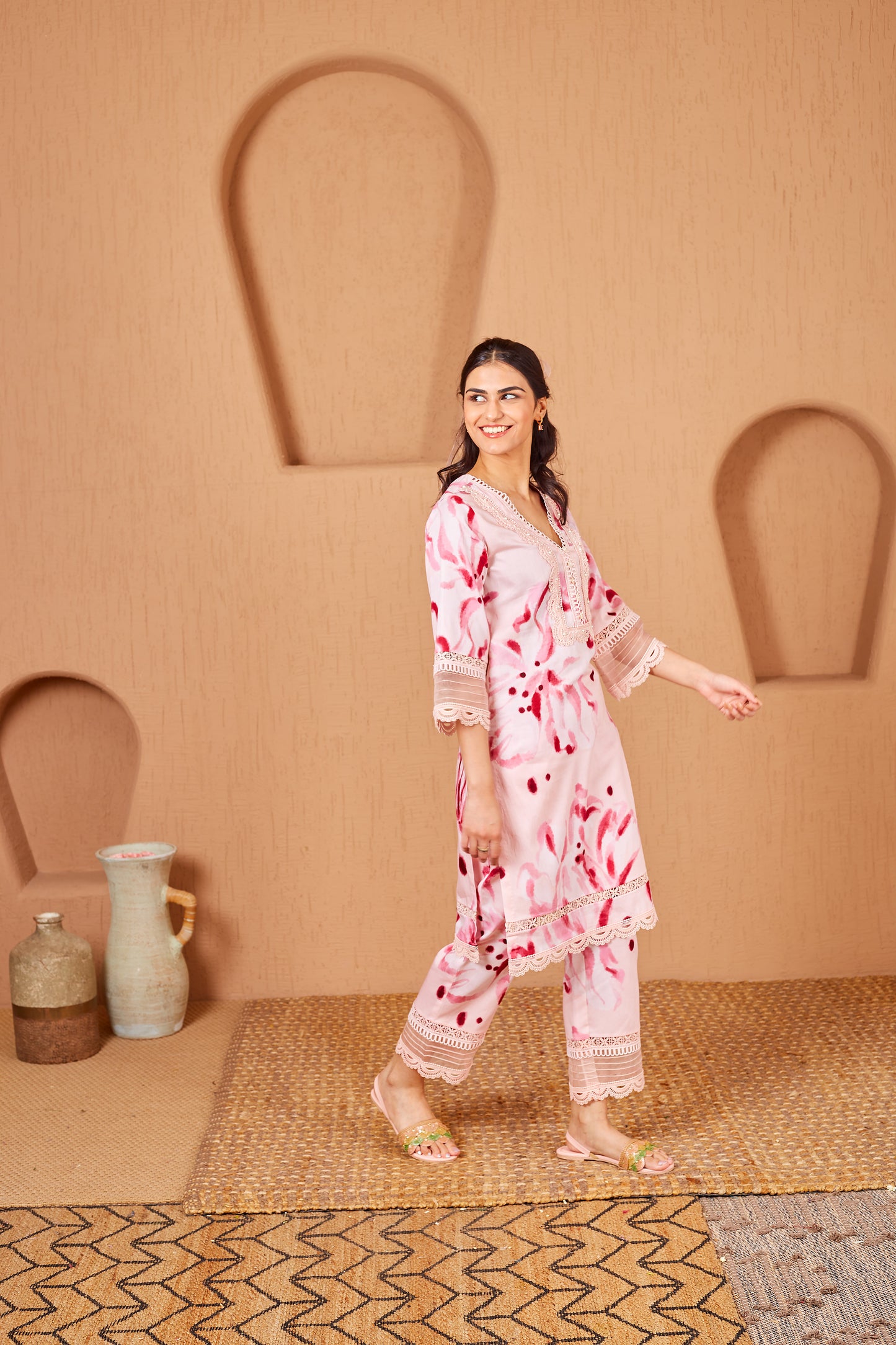 Rosella Lace Kurta Set