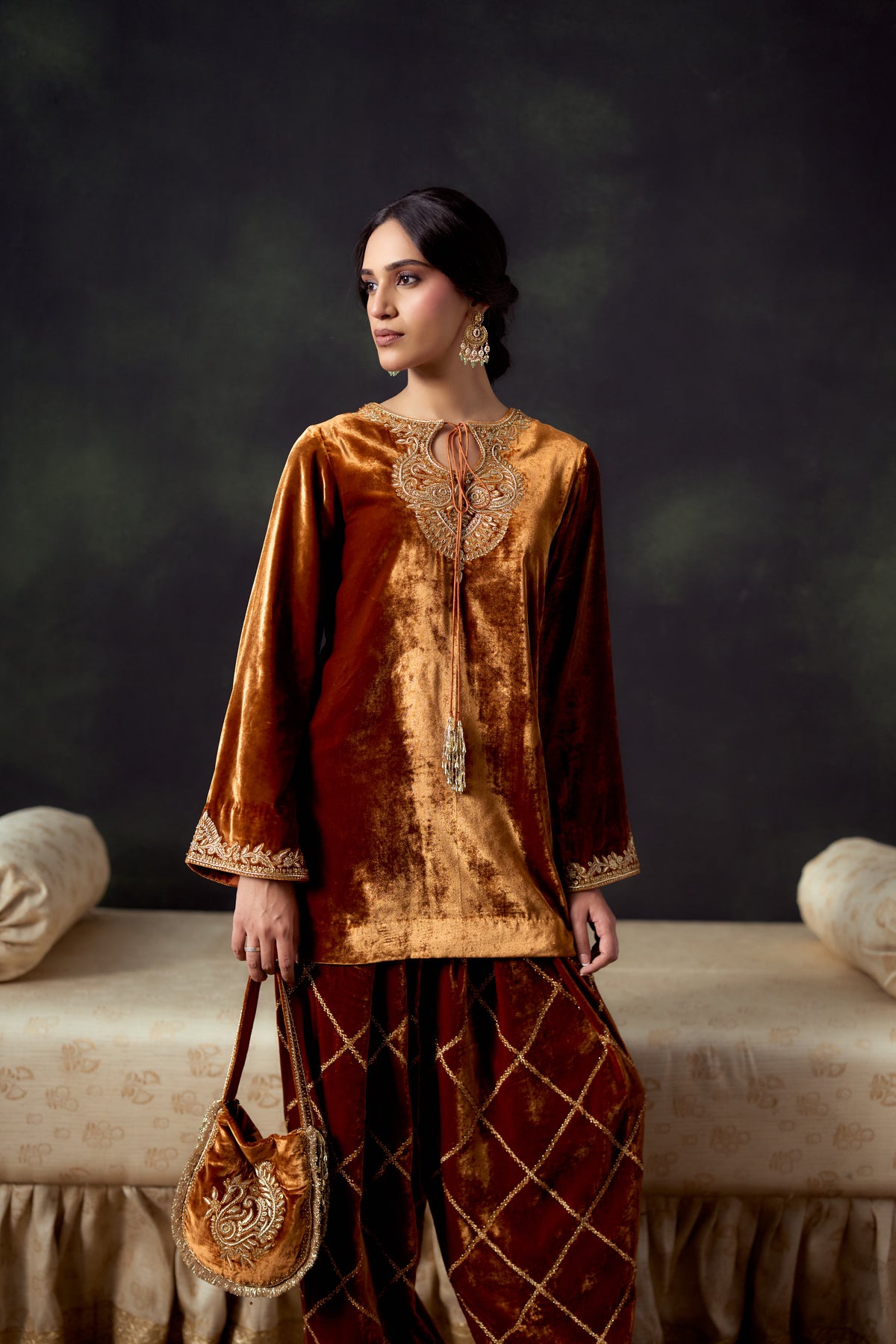 Aarzoo Kurta Set with Farshi Salwar