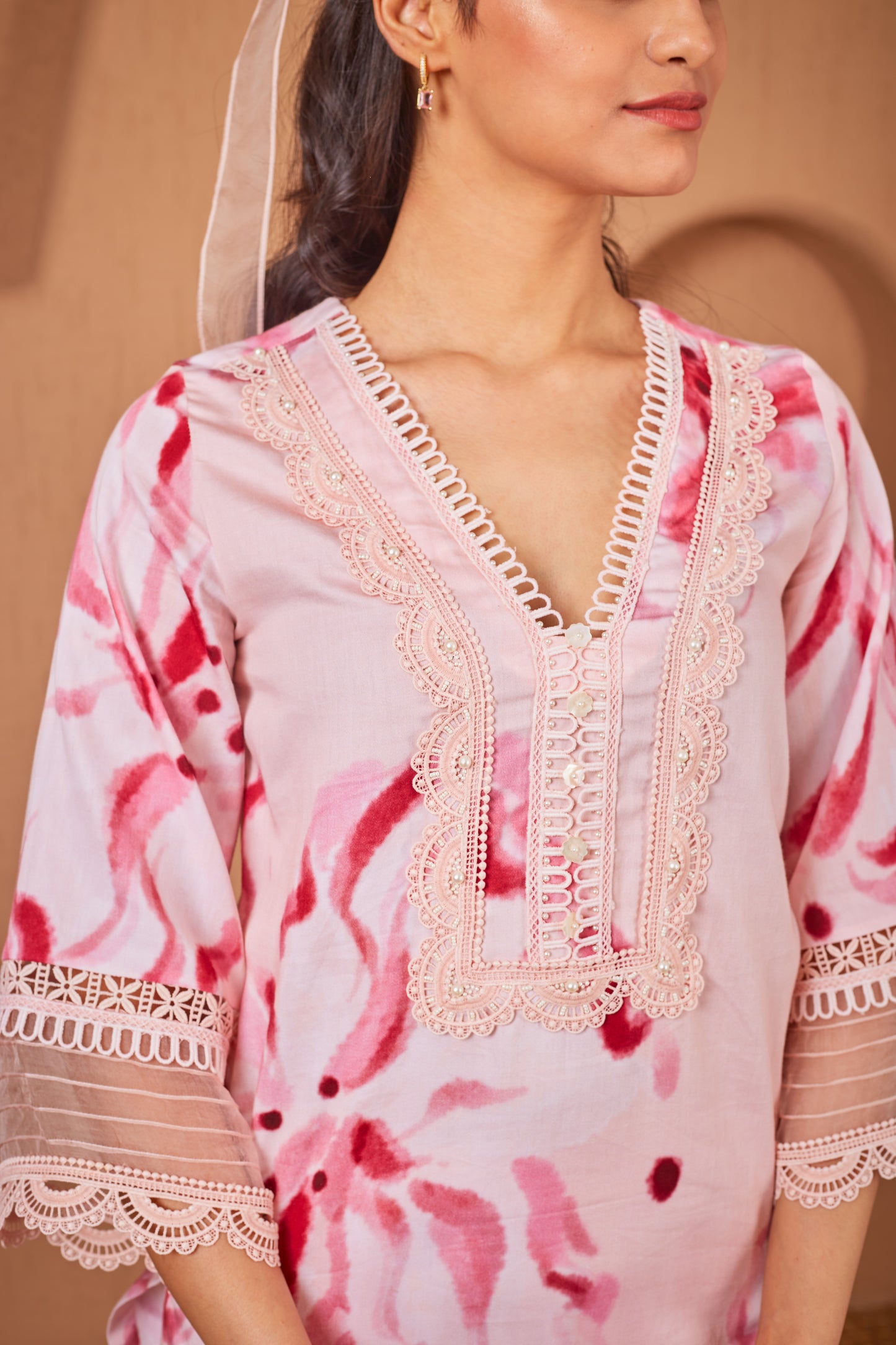 Rosella Lace Kurta Set