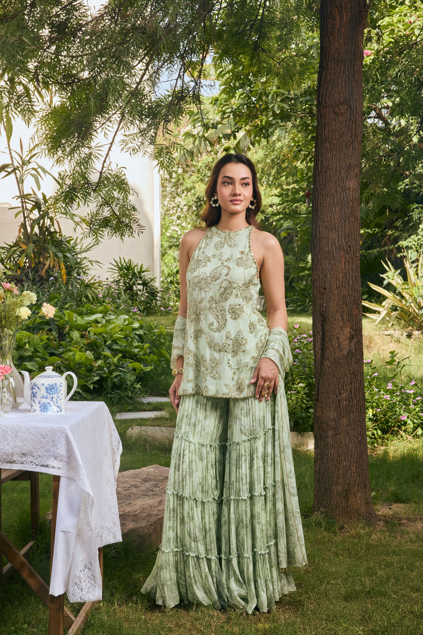 Camellia Gharara Set