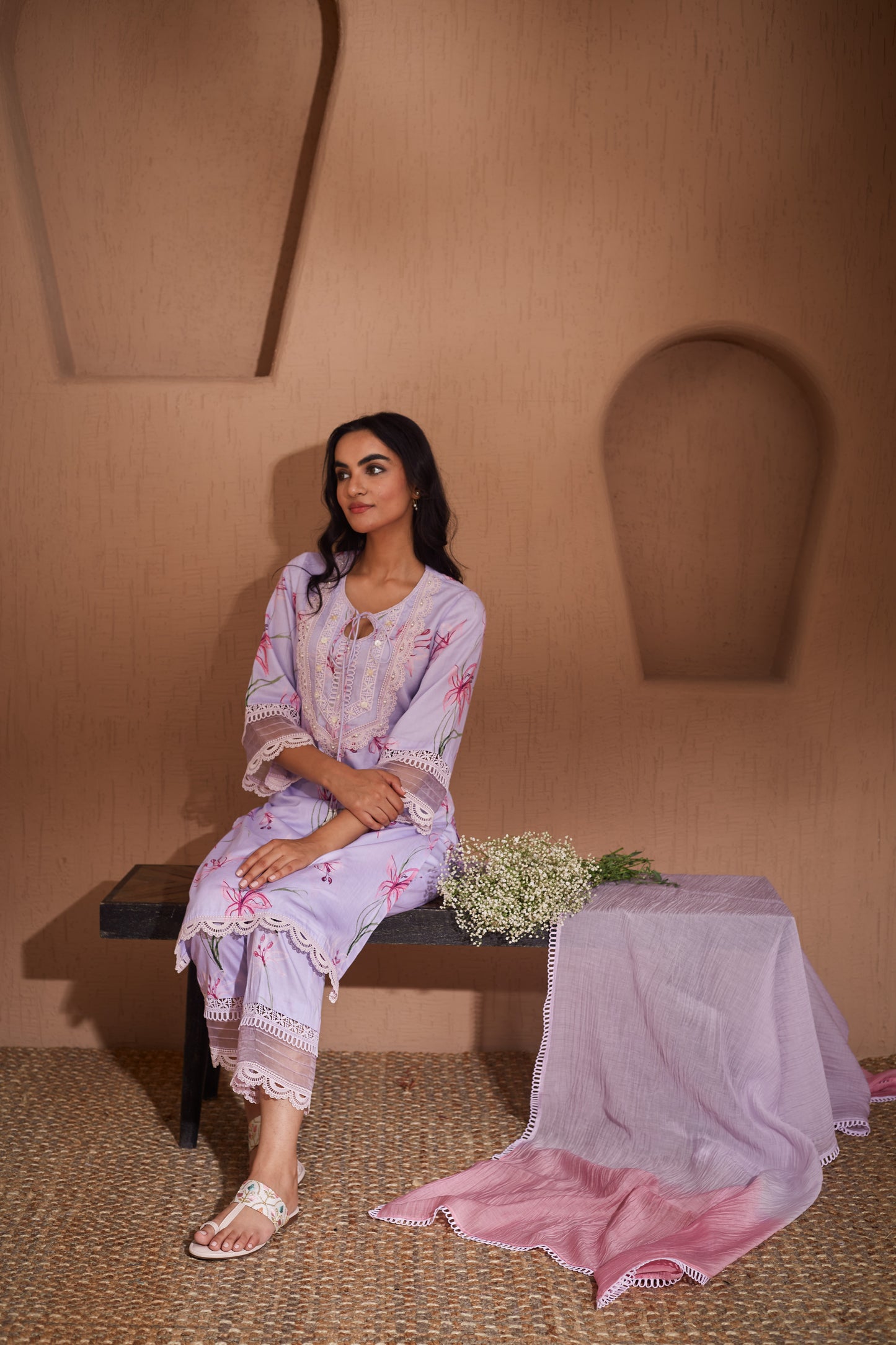 Finch Lace Kurta Set