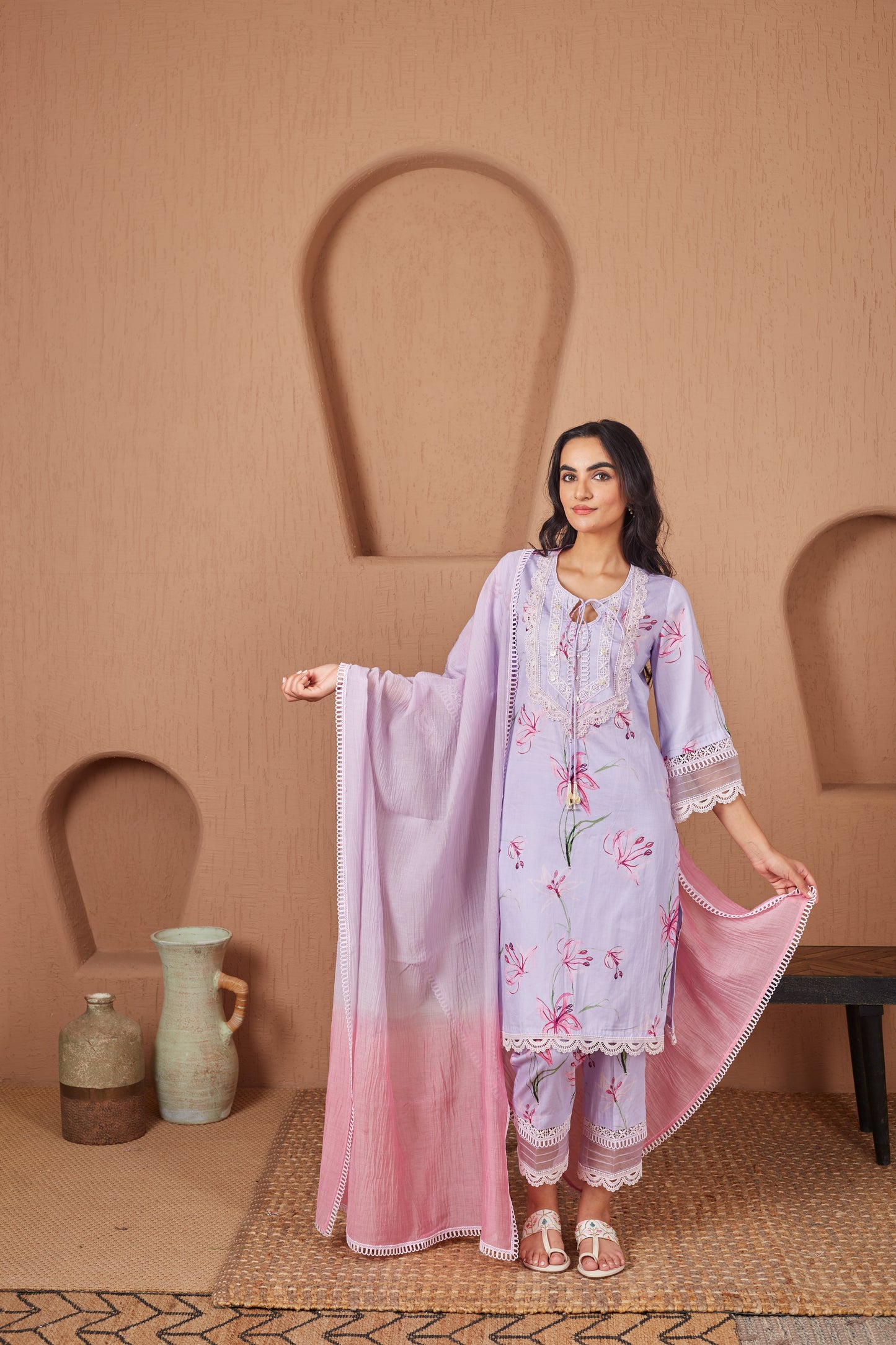 Finch Lace Kurta Set