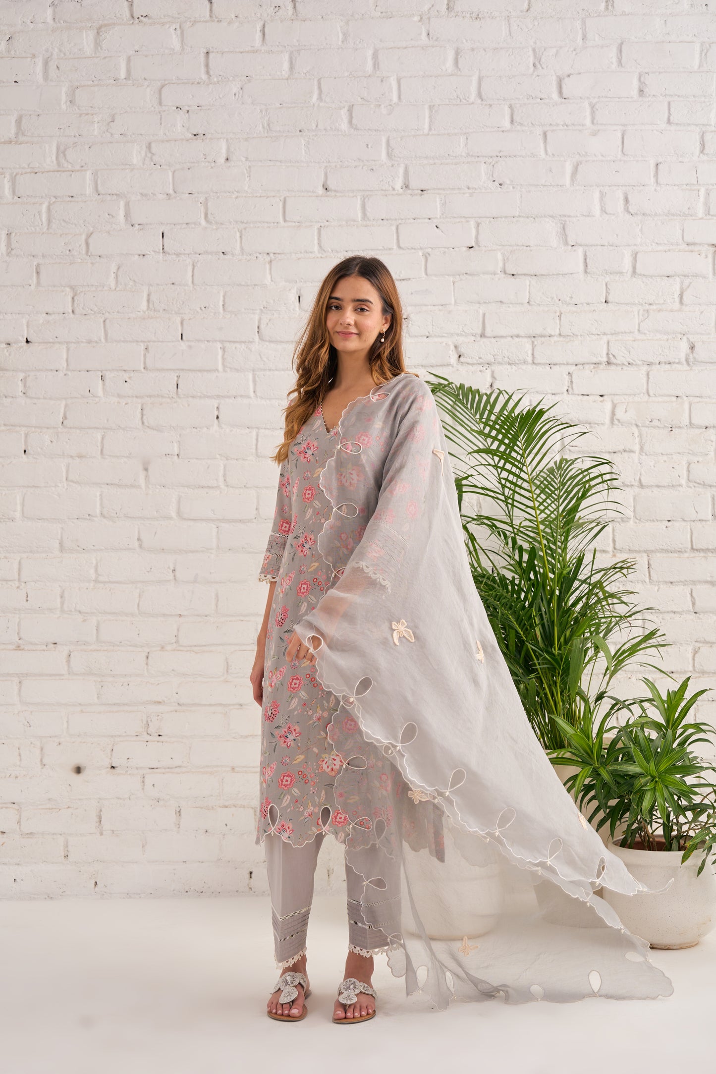 Hibiscus Kurta Set