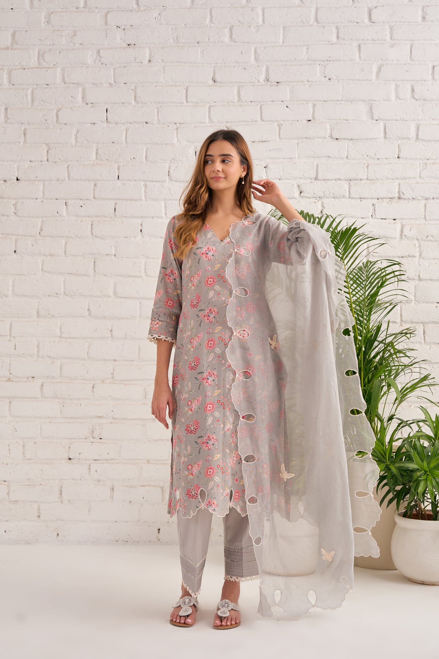 Hibiscus Kurta Set