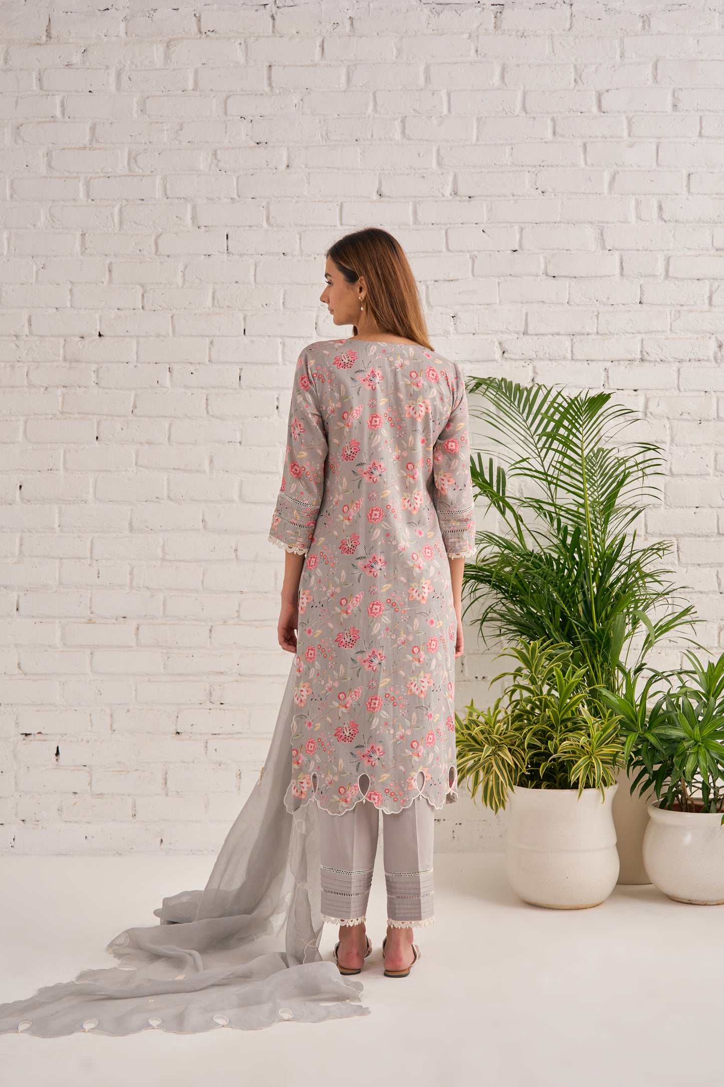 Hibiscus Kurta Set