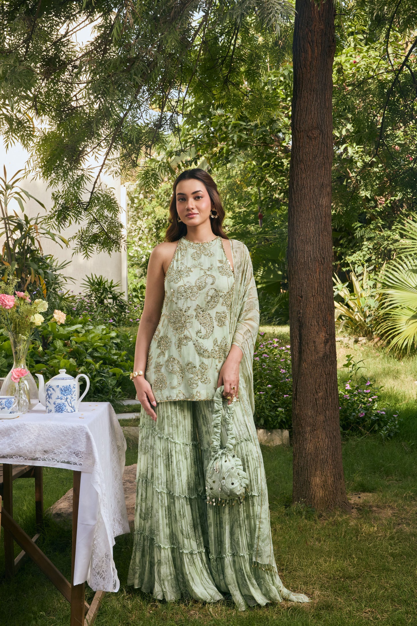 Camellia Gharara Set
