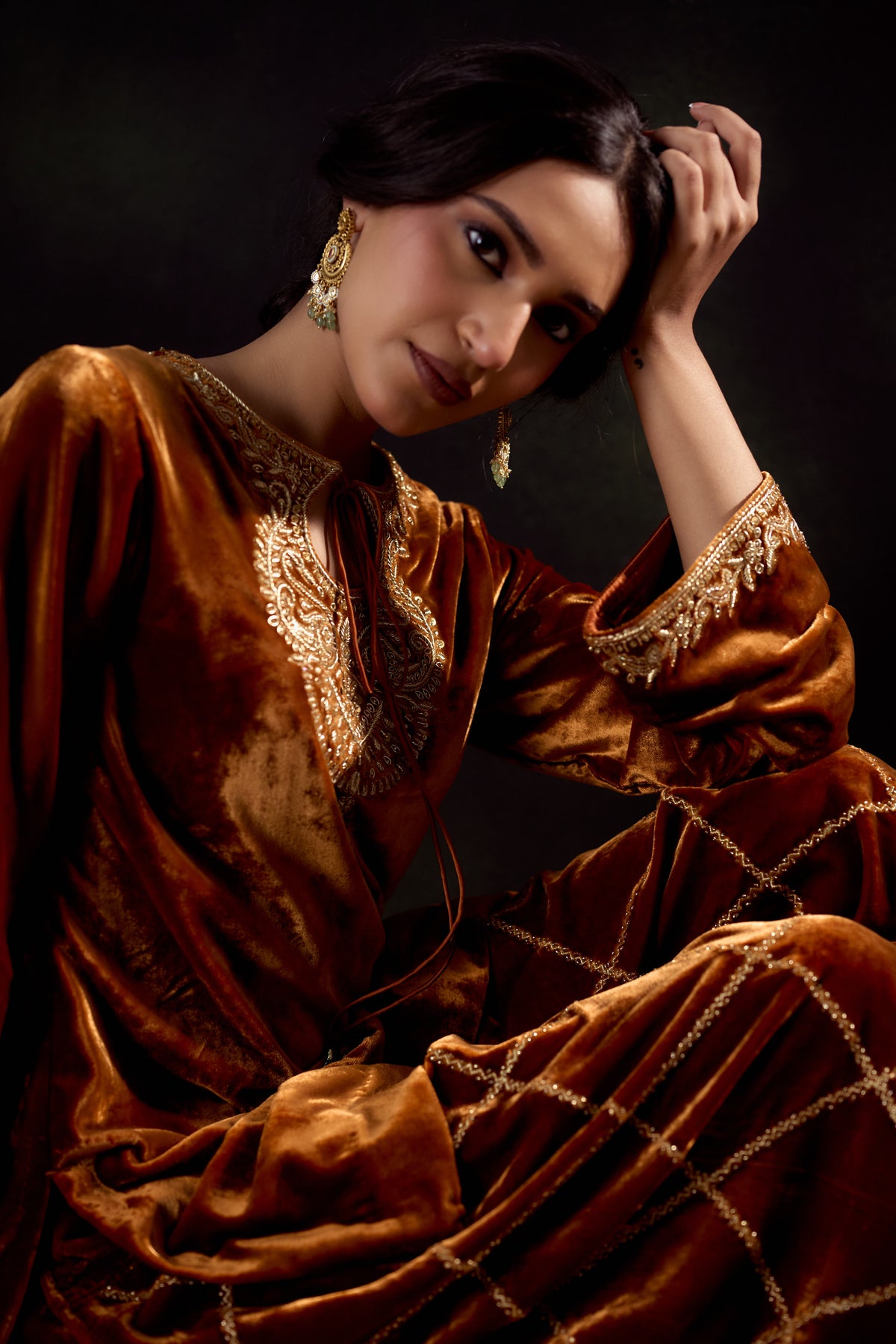 Aarzoo Kurta Set with Farshi Salwar